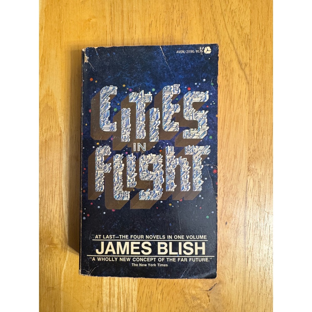 Cities in Flight James Blish Avon 21196 1970‎ Science Fiction Paperback